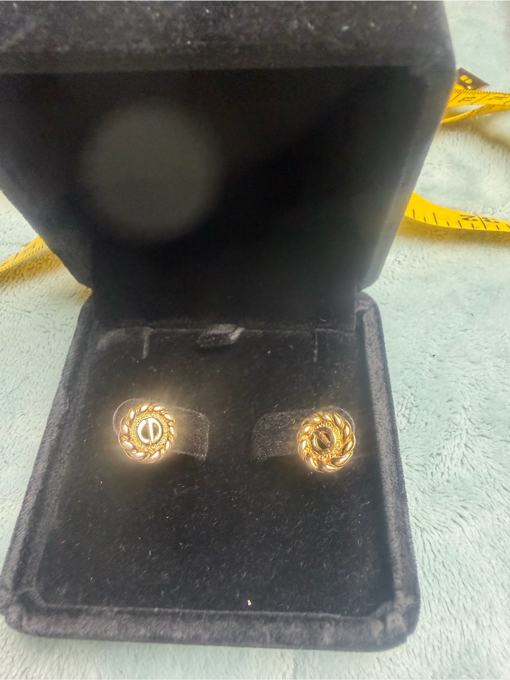Gold-Tone Rope Knot Stud Earrings - Women's Fashion Jewelry